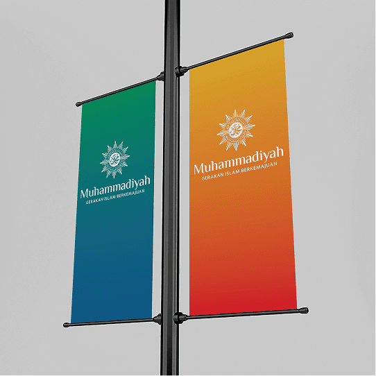 Banner pole Muhammadiyah