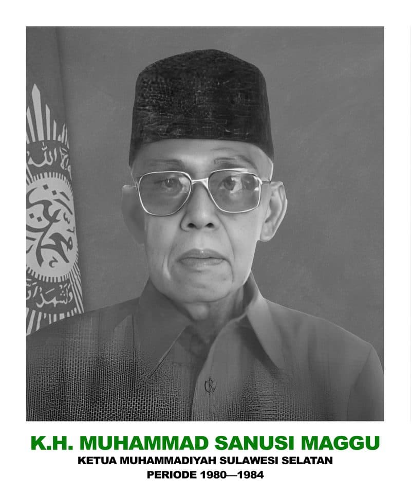 K.H. Muhammad Sanusi Maggu, Ketua Muhammadiyah Sulawesi Selatan, periode 1980-1984
