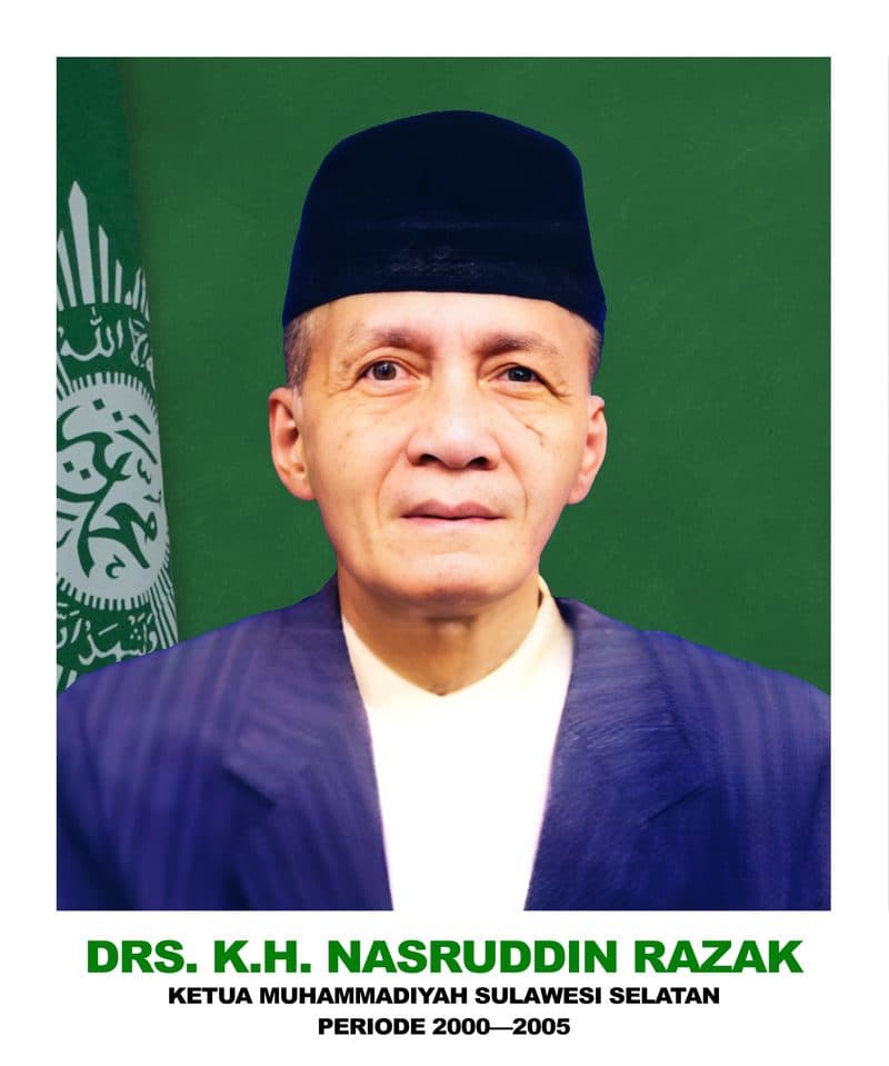 Drs. K.H. Nasruddin Razak, Ketua Muhammadiyah Sulawesi Selatan, periode 2000-2005