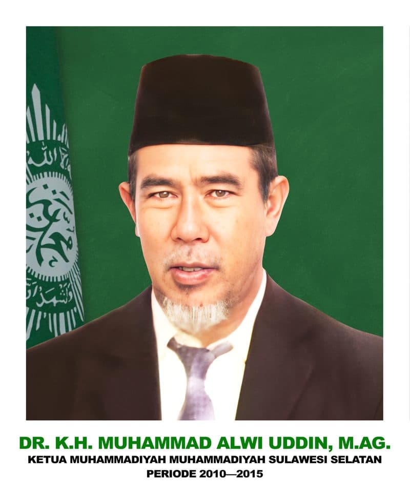 Dr. K.H. Muhammad Alwi Uddin, M.Ag., Ketua Muhammadiyah Sulawesi Selatan, periode 2010-2015