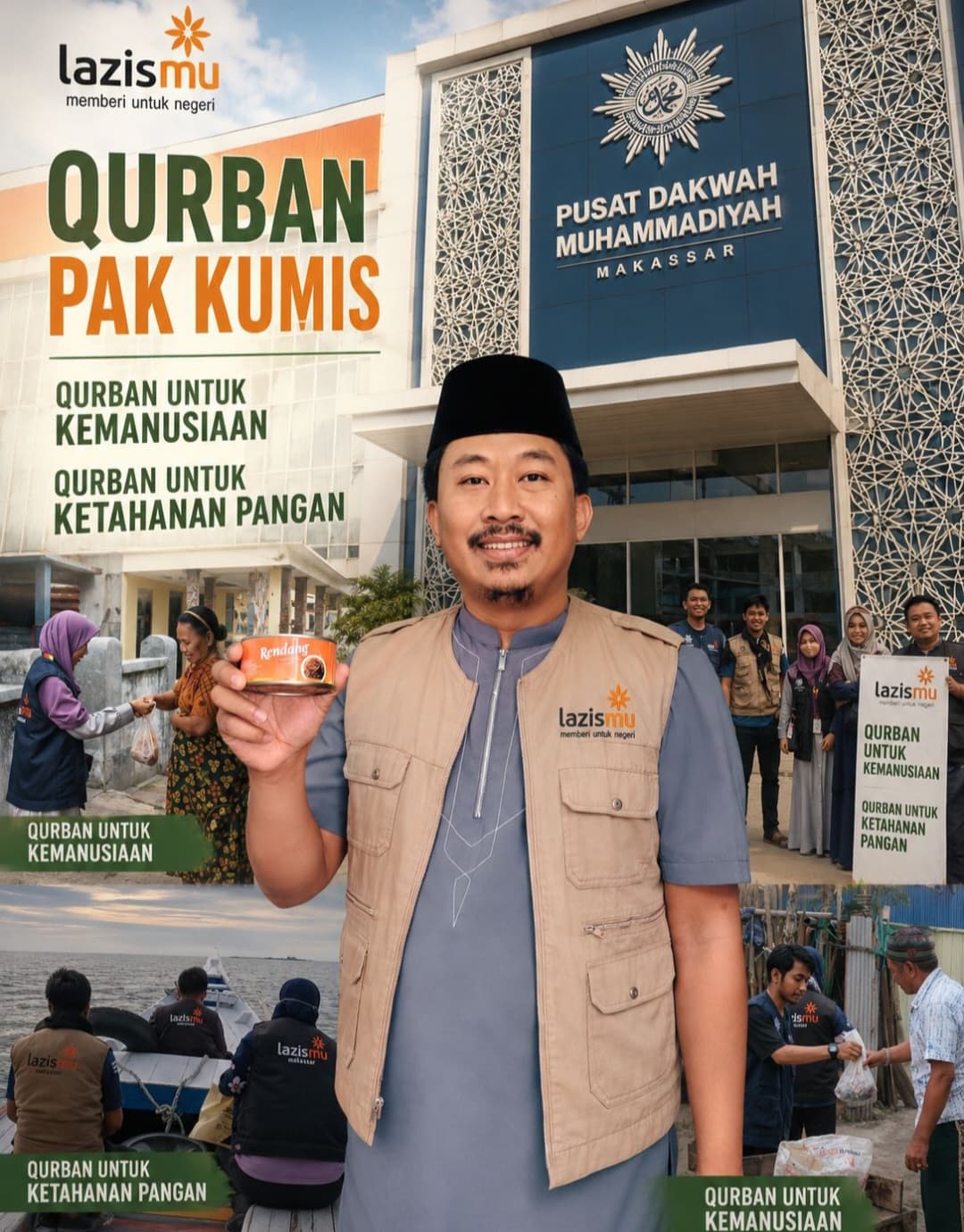 LAZISMU Makassar Hadirkan Program 'Pak Kumis' untuk Kurban Inklusif di Iduladha 1447 H