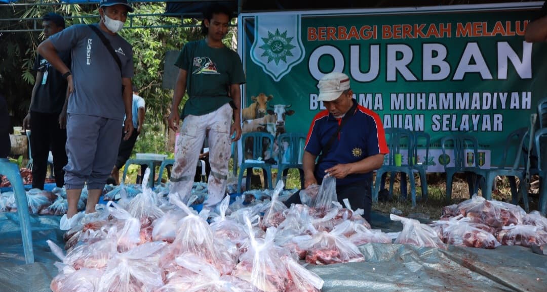 Muhammadiyah Selayar Sukses Gelar Qurban Bersama, Perkuat Dakwah Kemanusiaan