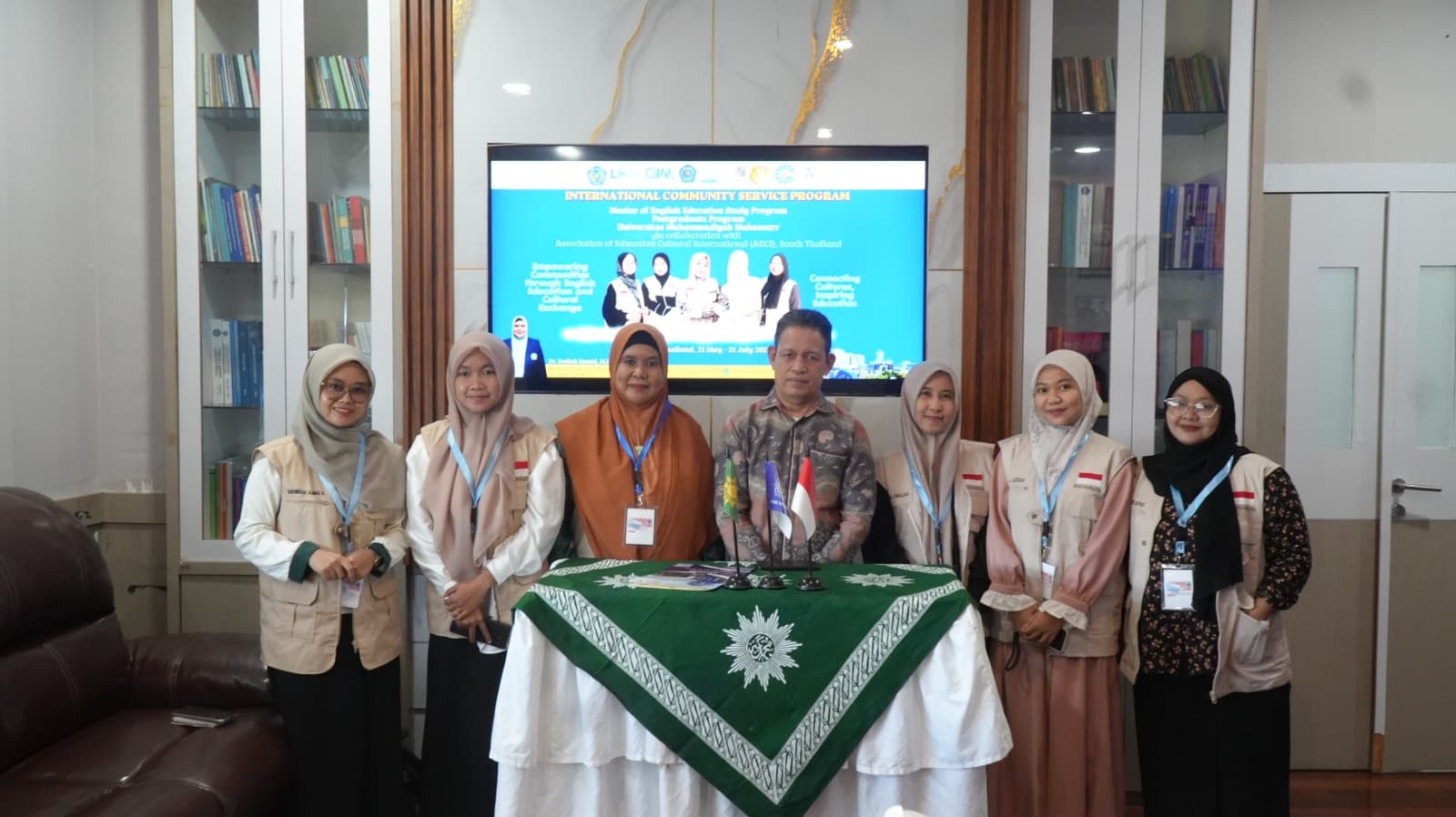 Unismuh Makassar Perkuat Kerja Sama Internasional, Lima Mahasiswi Pascasarjana Pengabdian di Thailand