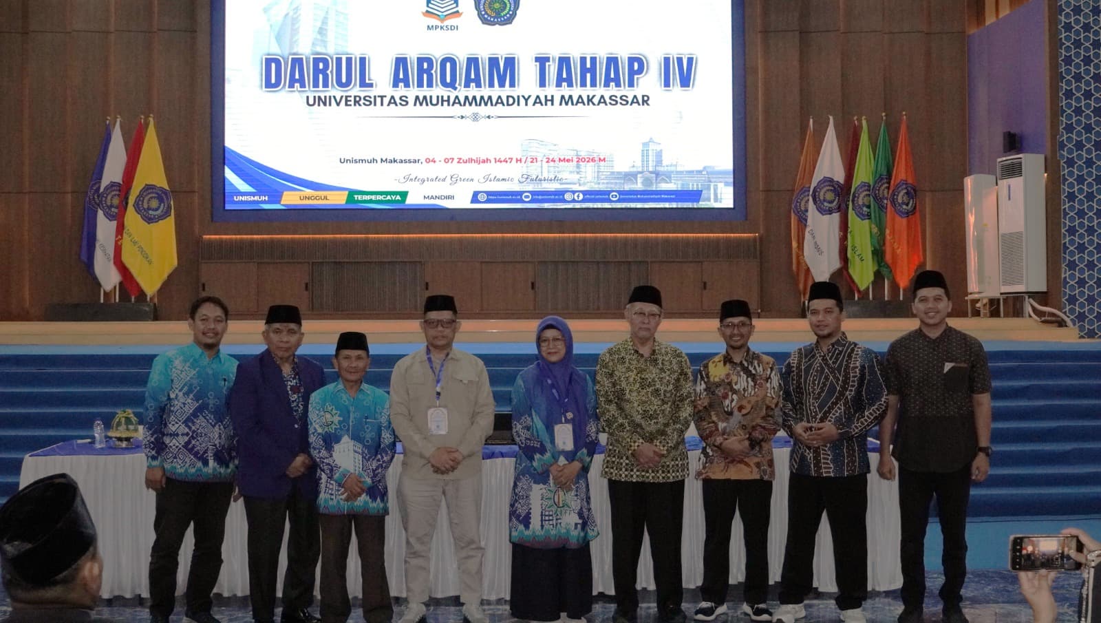 Darul Arqam IV Unismuh Makassar: 114 Pimpinan Kampus Perkuat Ideologi dan Budaya Islami