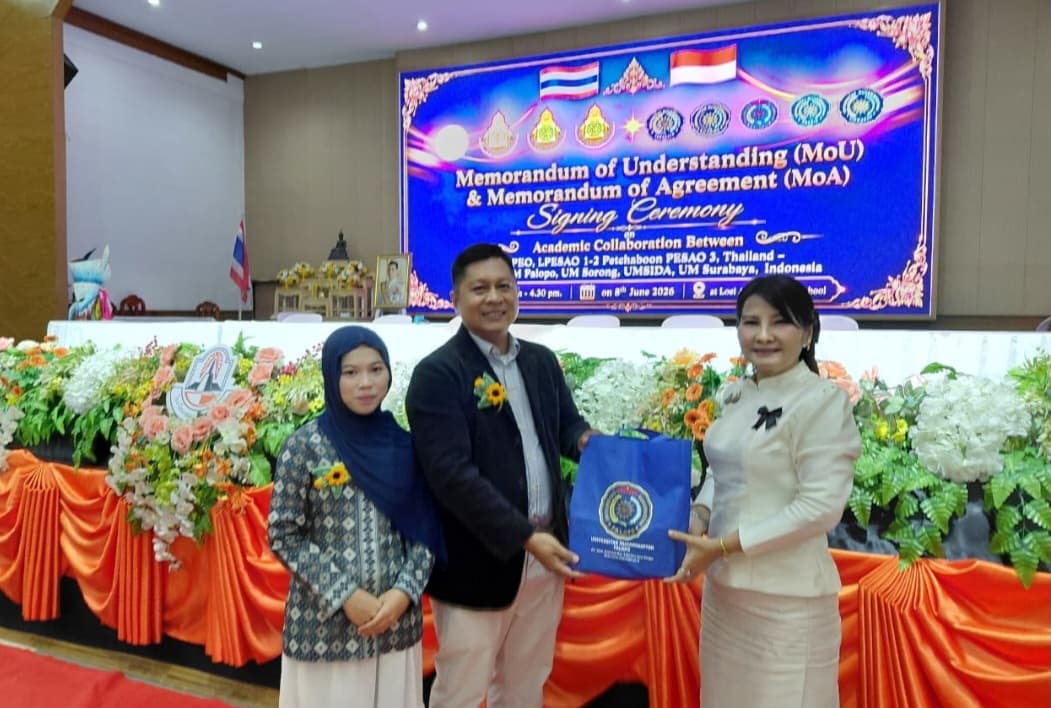 UMPalopo Perluas Jejaring Thailand Lewat MoU dan Magang Mahasiswa di Loei