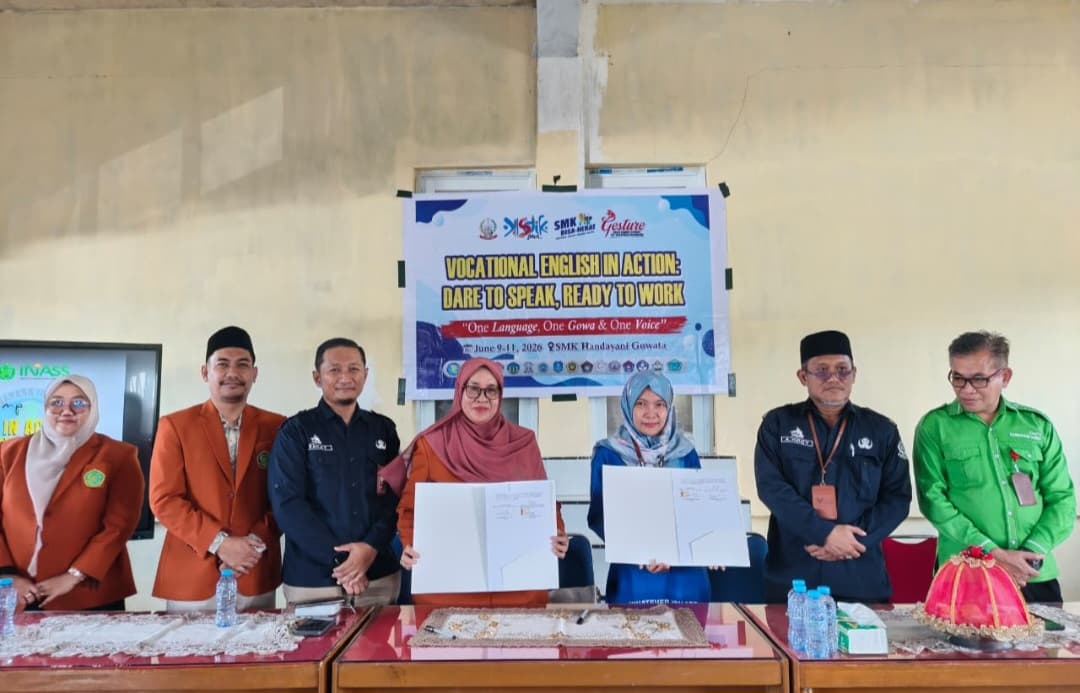 INASS dan MGMP SMK Gowa Bangun Kolaborasi Bahasa Inggris Vokasional