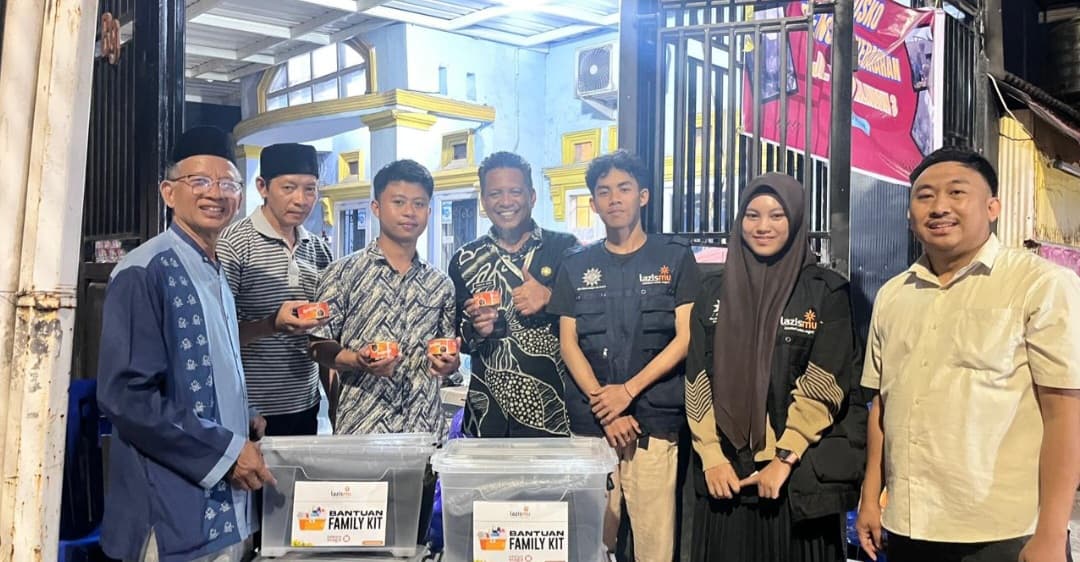 Lazismu Makassar Salurkan Bantuan Darurat bagi Korban Kebakaran di Alauddin
