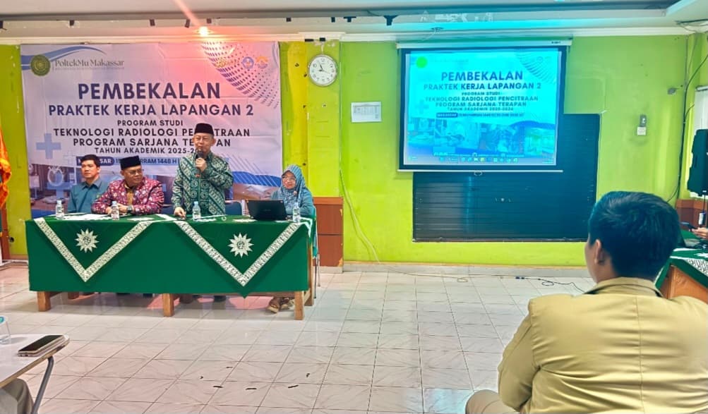 PoltekMu Makassar Bekali 55 Mahasiswa Radiologi Hadapi PKL II di 10 Rumah Sakit