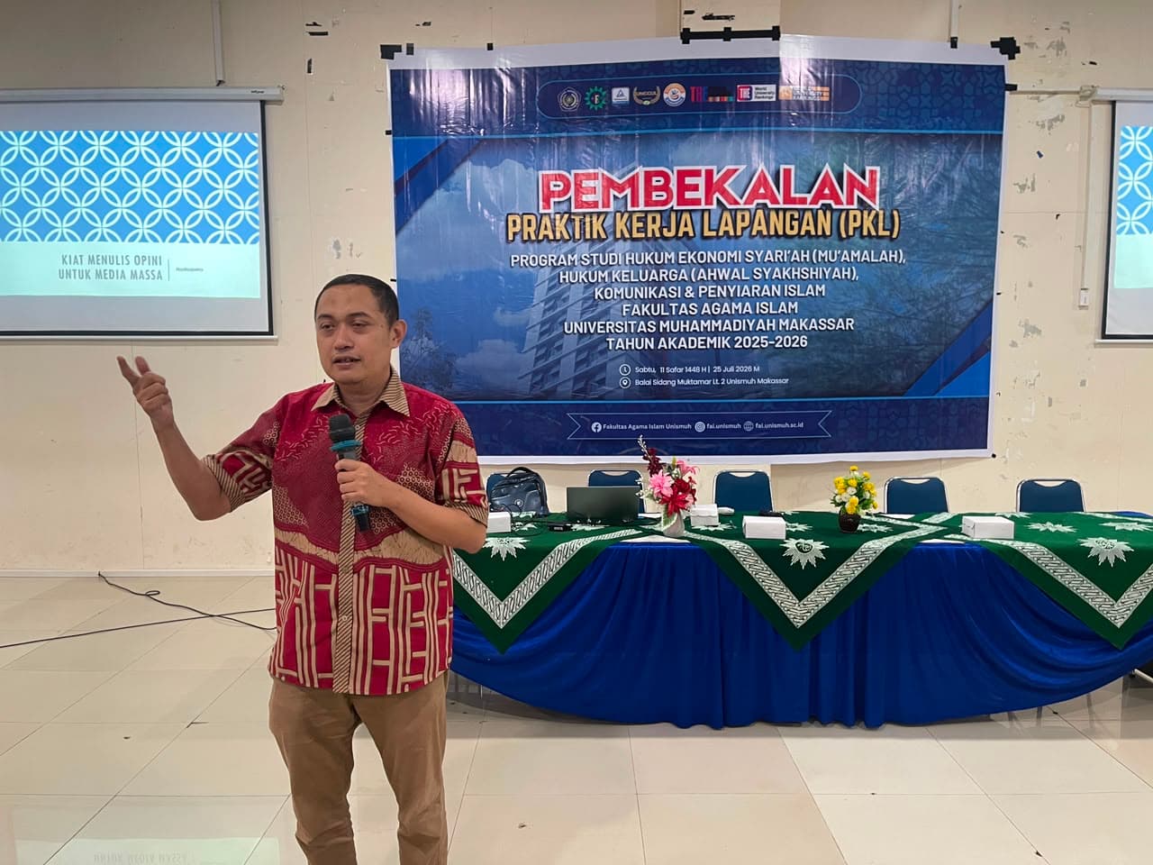 Mahasiswa PKL FAI Unismuh Dibekali Teknik Menulis Berita dan Pemanfaatan AI