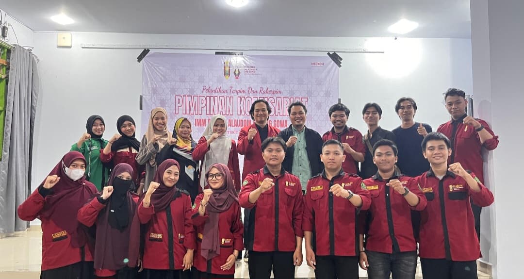 Pengurus IMM FDK UIN Alauddin Gowa Dilantik, Prioritaskan Penguatan Kaderisasi