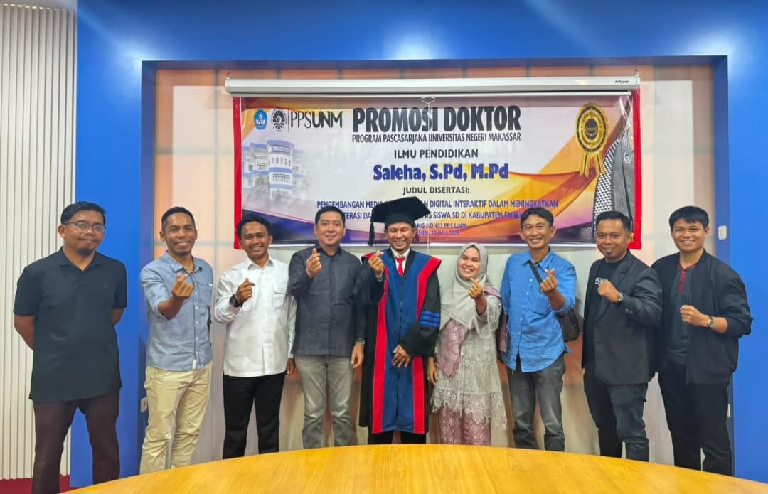 Dosen UNIMEN Saleha Raih Doktor di UNM dengan Media BINTANG untuk Literasi IPAS