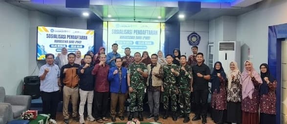 Sosialisasi PMB FEB Unismuh Makassar untuk prajurit TNI