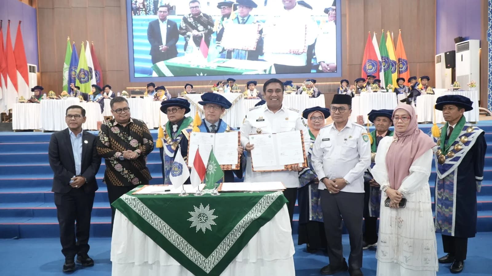 Penandatanganan MoU antara Unismuh Makassar dan Pemerintah Daerah Kabupaten Maros