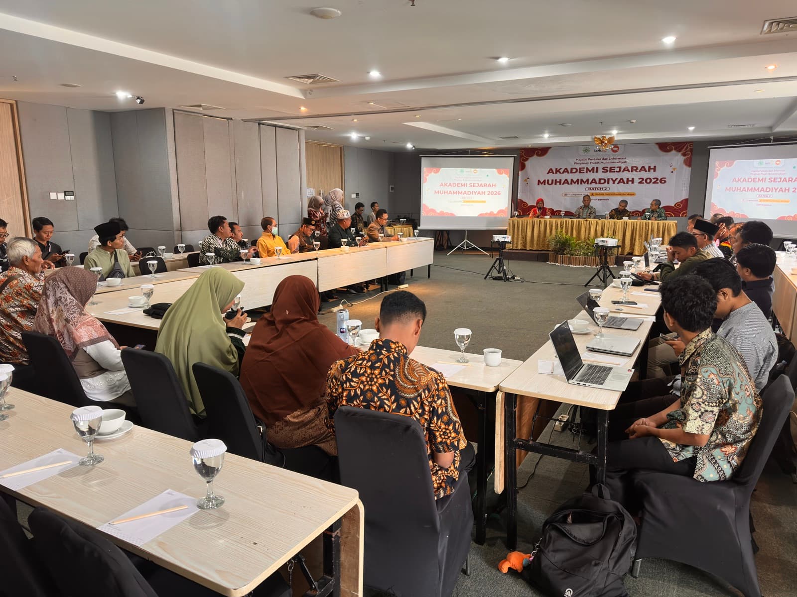 Suasana pembukaan Akademi Sejarah Muhammadiyah Batch II di Surabaya