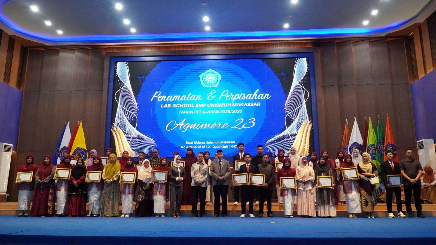 SPUMA Unismuh Makassar Tamatkan 71 Siswa dan Gelar Uji Tahfizh Terbuka
