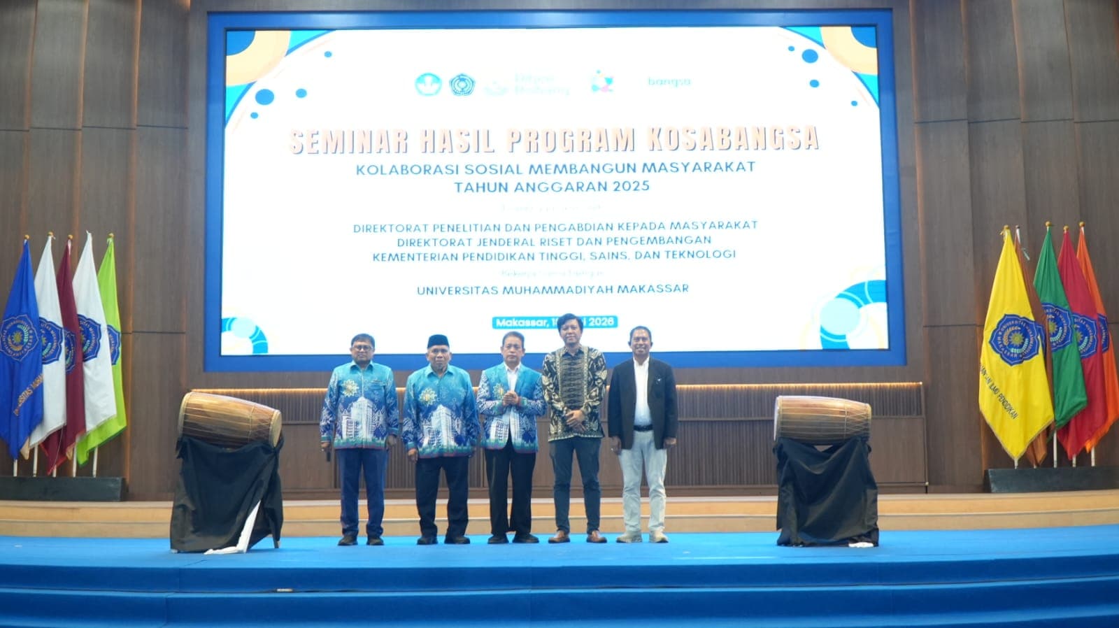 Unismuh Makassar Tuan Rumah Seminar Nasional Kosabangsa, Dorong Dampak Nyata PT bagi Masyarakat
