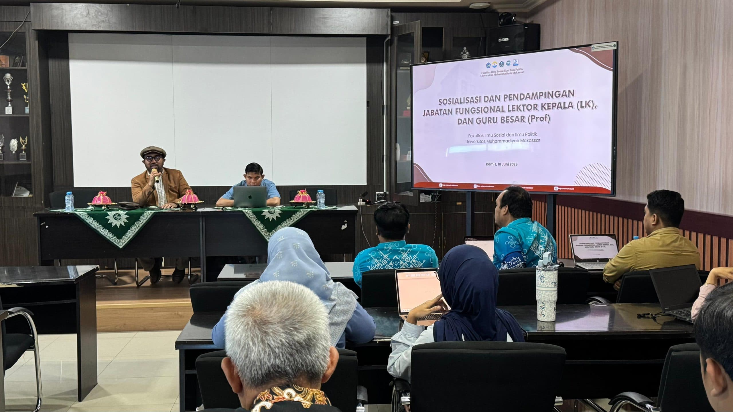 FISIP Unismuh Percepat Pendampingan Dosen Menuju Lektor Kepala dan Guru Besar