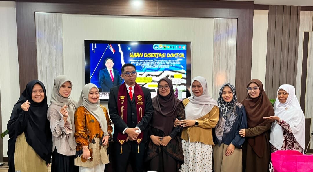 Dosen UNIMEN Raih Doktor di Unhas, Riset PGPR Lokal Tingkatkan Produktivitas Bawang Merah