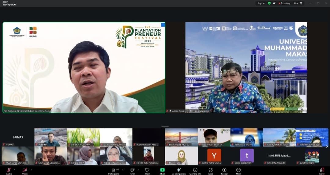 Unismuh Makassar Dorong Inovasi Mahasiswa di Festival Kewirausahaan Perkebunan 2026