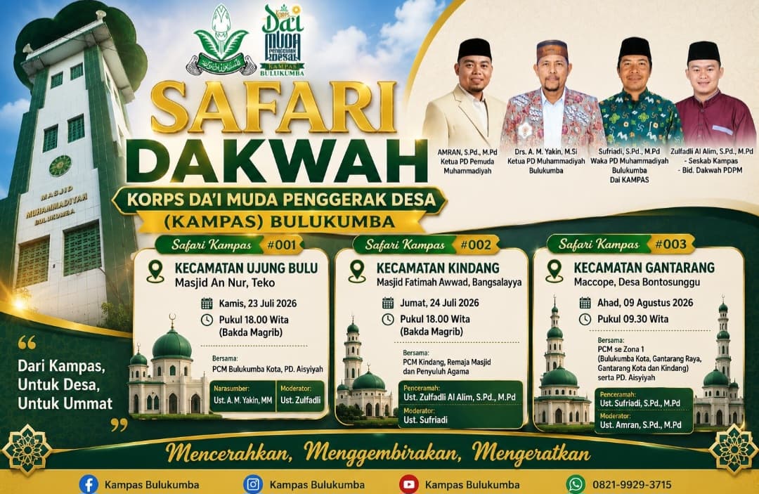 Pengajian Rutin Zona 1 Muhammadiyah Bulukumba