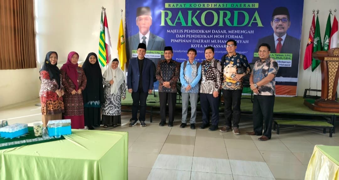 Rakorda Dikdasmen PDM Makassar di Pusdim