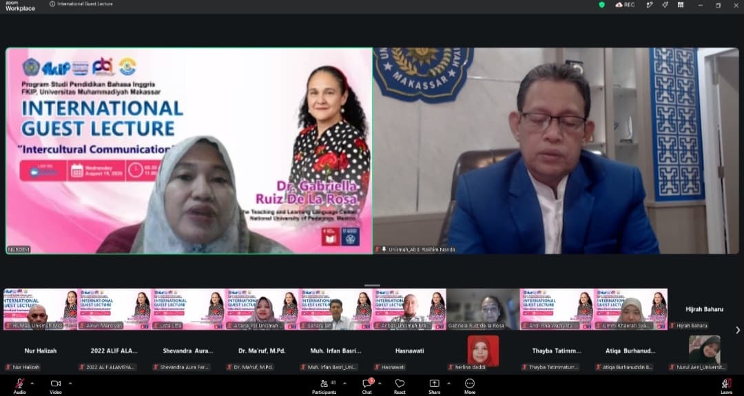 Kuliah tamu internasional tentang komunikasi antarbudaya di Unismuh Makassar