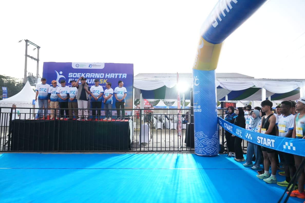 Haedar Nashir Lepas Fun Run Milad ke-10 UM Bandung, Soroti Pentingnya Gaya Hidup Sehat