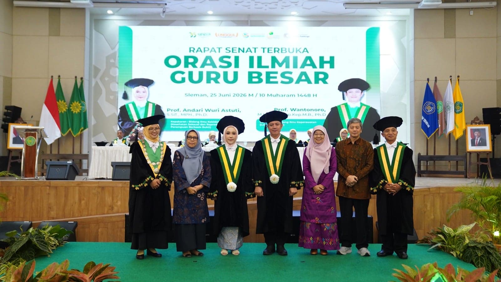 UNISA Yogyakarta Kukuhkan Dua Guru Besar, Perkuat Kontribusi dalam Riset Kesehatan